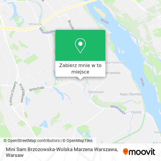 Mapa Mini Sam Brzozowska-Wolska Marzena Warszawa