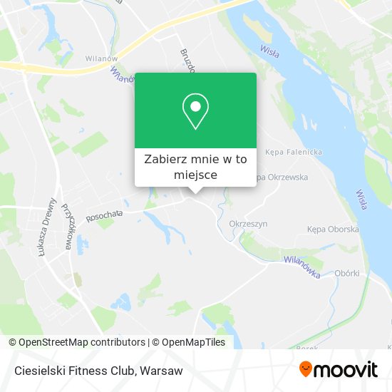 Mapa Ciesielski Fitness Club