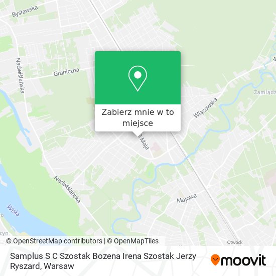 Mapa Samplus S C Szostak Bozena Irena Szostak Jerzy Ryszard