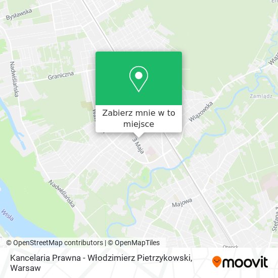 Mapa Kancelaria Prawna - Włodzimierz Pietrzykowski