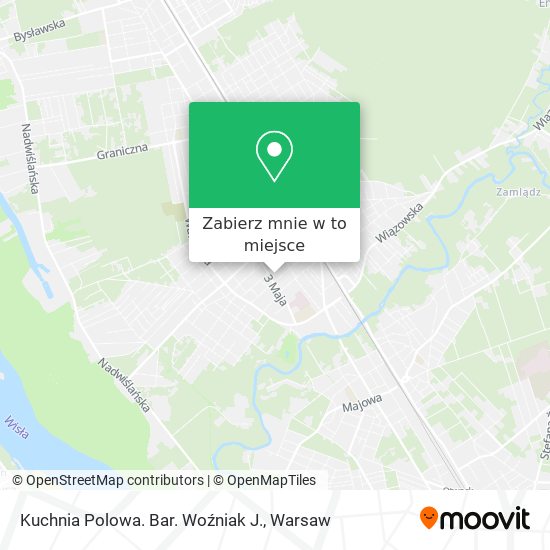 Mapa Kuchnia Polowa. Bar. Woźniak J.