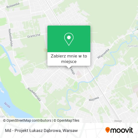 Mapa Md - Projekt Łukasz Dąbrowa