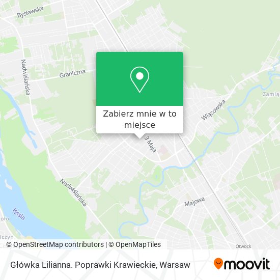 Mapa Główka Lilianna. Poprawki Krawieckie