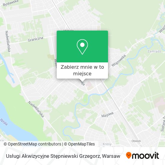 Mapa Usługi Akwizycyjne Stępniewski Grzegorz