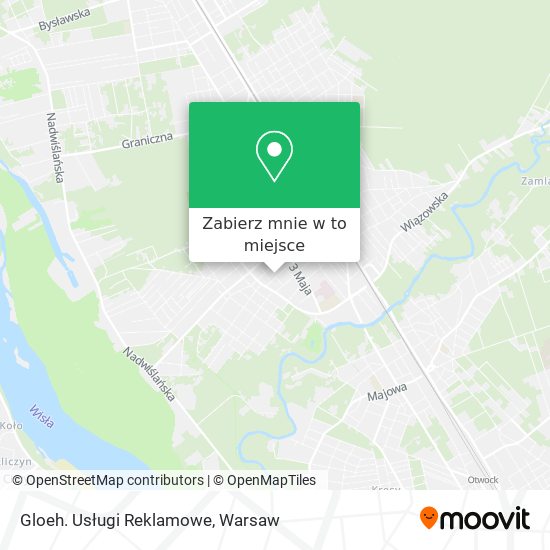 Mapa Gloeh. Usługi Reklamowe