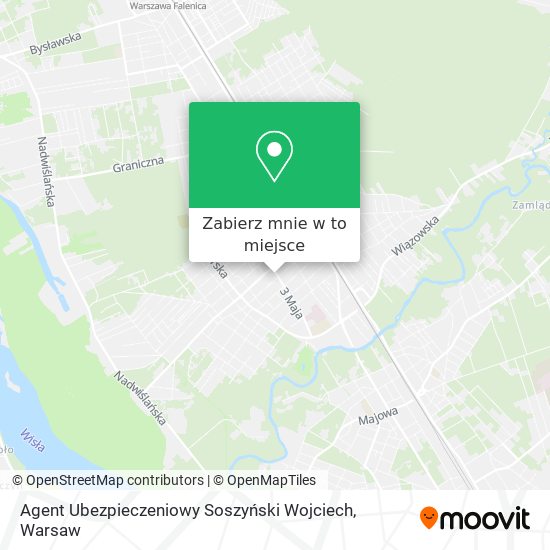 Mapa Agent Ubezpieczeniowy Soszyński Wojciech