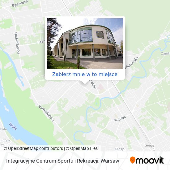 Mapa Integracyjne Centrum Sportu i Rekreacji