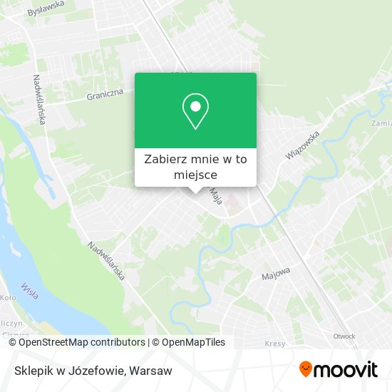 Mapa Sklepik w Józefowie