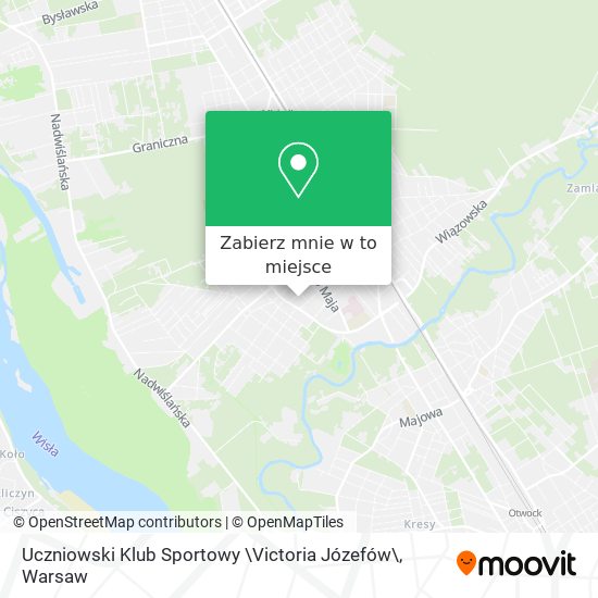 Mapa Uczniowski Klub Sportowy \Victoria Józefów\