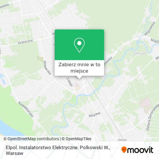 Mapa Elpol. Instalatorstwo Elektryczne. Polkowski W.