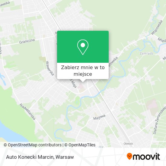 Mapa Auto Konecki Marcin