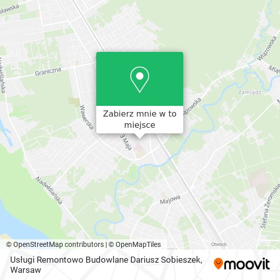 Mapa Usługi Remontowo Budowlane Dariusz Sobieszek