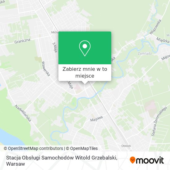 Mapa Stacja Obsługi Samochodów Witold Grzebalski