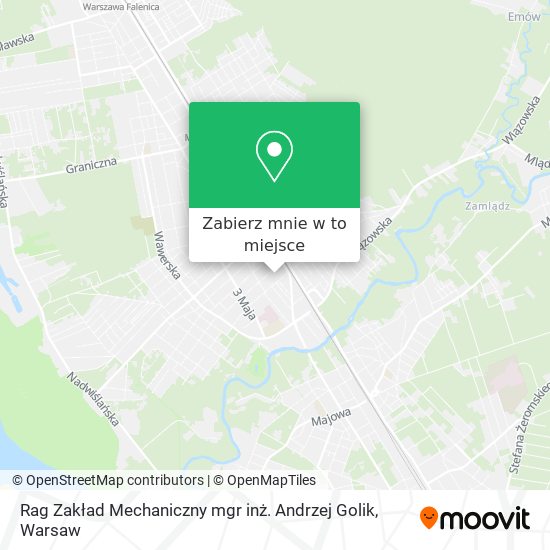 Mapa Rag Zakład Mechaniczny mgr inż. Andrzej Golik