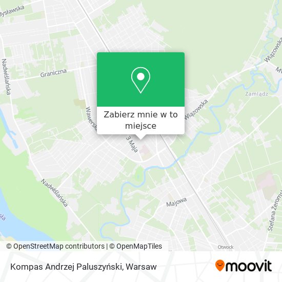 Mapa Kompas Andrzej Paluszyński