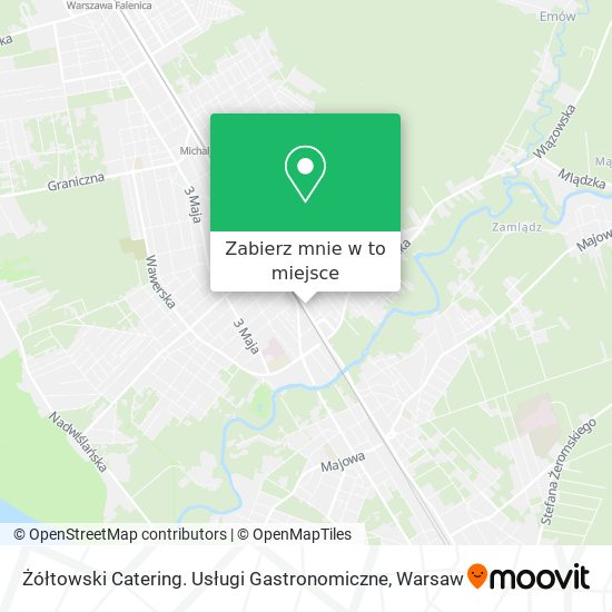 Mapa Żółtowski Catering. Usługi Gastronomiczne