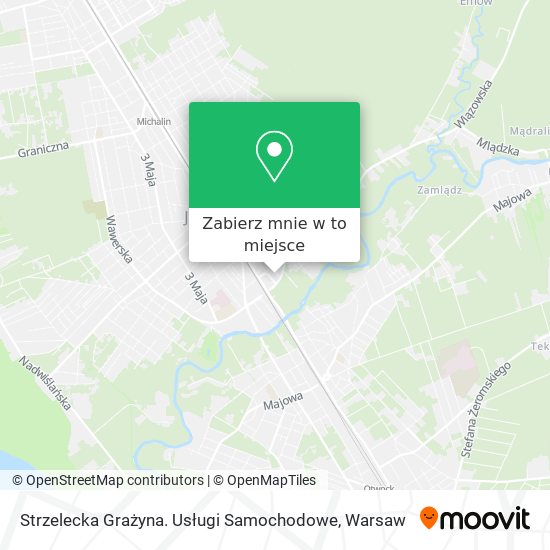 Mapa Strzelecka Grażyna. Usługi Samochodowe