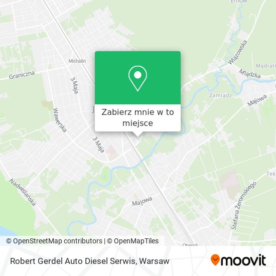 Mapa Robert Gerdel Auto Diesel Serwis