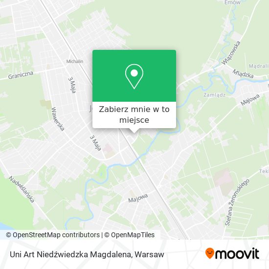 Mapa Uni Art Niedźwiedzka Magdalena