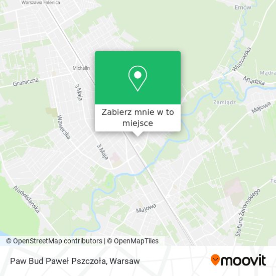 Mapa Paw Bud Paweł Pszczoła