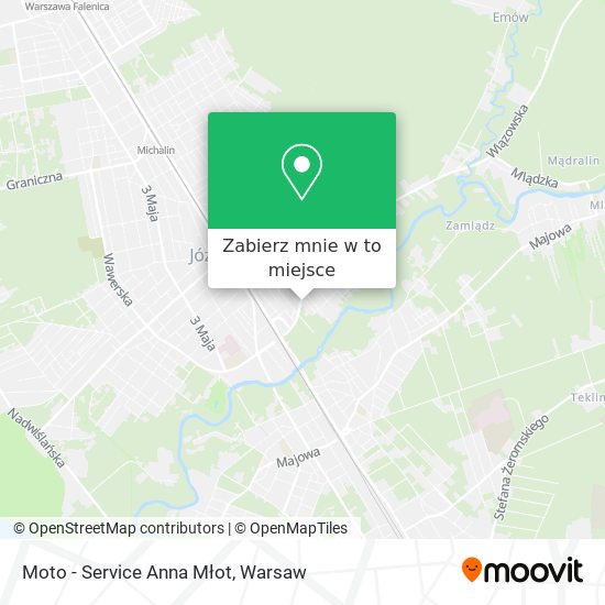 Mapa Moto - Service Anna Młot