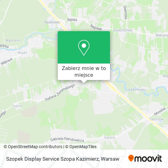 Mapa Szopek Display Service Szopa Kazimierz