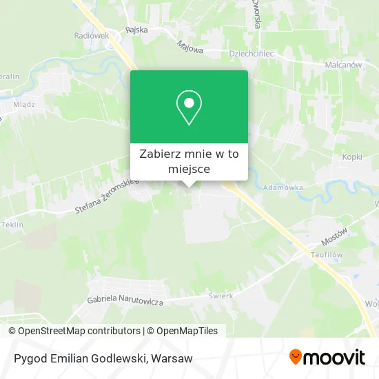 Mapa Pygod Emilian Godlewski