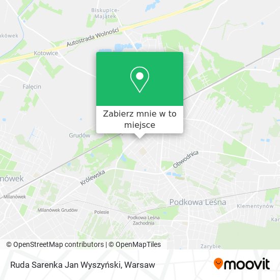 Mapa Ruda Sarenka Jan Wyszyński