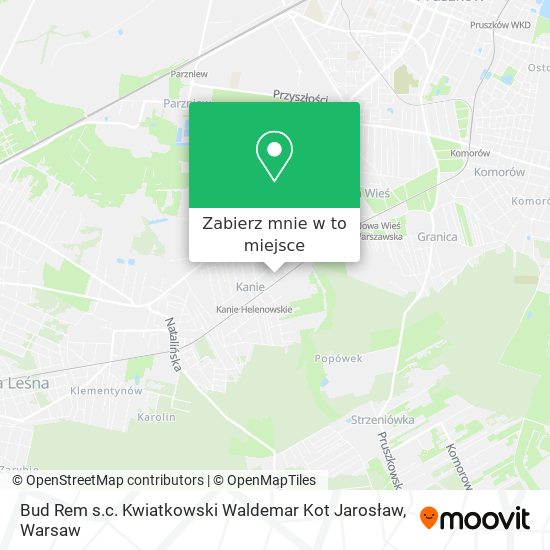 Mapa Bud Rem s.c. Kwiatkowski Waldemar Kot Jarosław