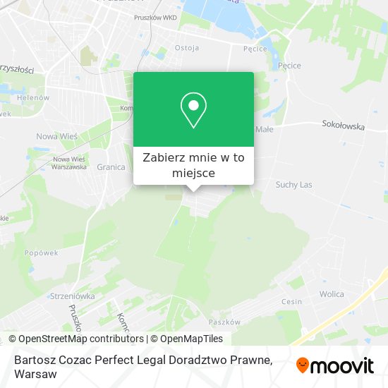 Mapa Bartosz Cozac Perfect Legal Doradztwo Prawne