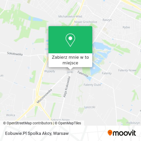 Mapa Eobuwie.Pl Spolka Akcy