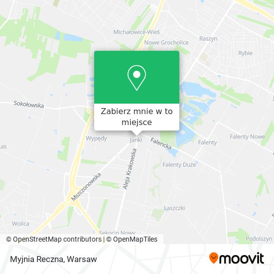 Mapa Myjnia Reczna