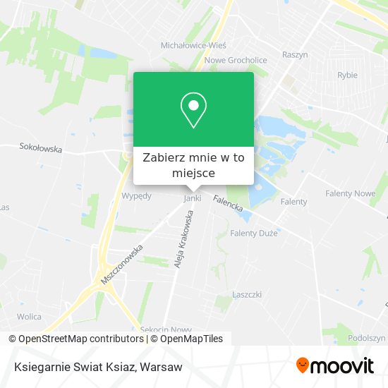 Mapa Ksiegarnie Swiat Ksiaz