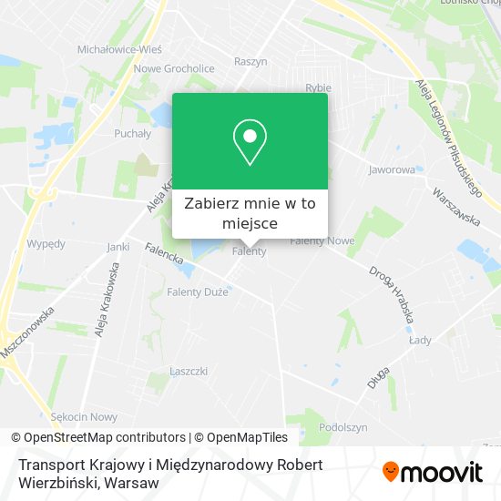 Mapa Transport Krajowy i Międzynarodowy Robert Wierzbiński