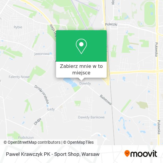 Mapa Paweł Krawczyk PK - Sport Shop