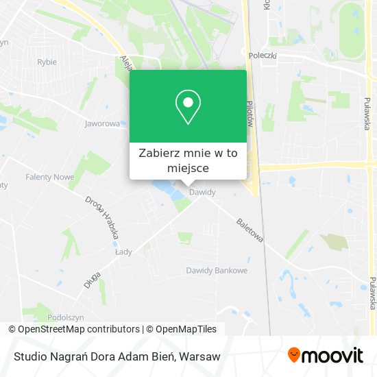 Mapa Studio Nagrań Dora Adam Bień