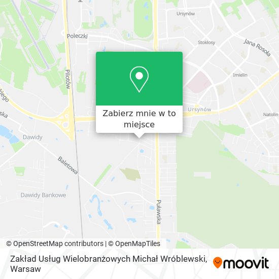 Mapa Zakład Usług Wielobranżowych Michał Wróblewski