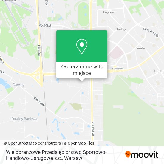 Mapa Wielobranżowe Przedsiębiorstwo Sportowo-Handlowo-Usługowe s.c.