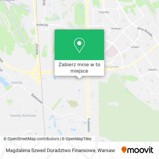 Mapa Magdalena Szwed Doradztwo Finansowe