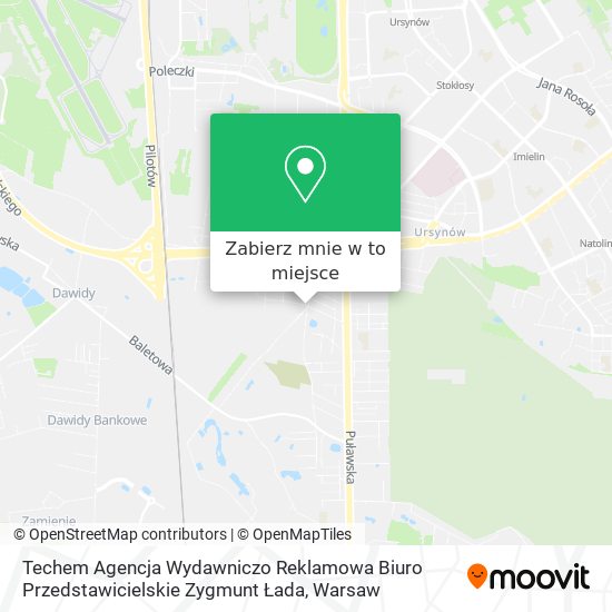 Mapa Techem Agencja Wydawniczo Reklamowa Biuro Przedstawicielskie Zygmunt Łada