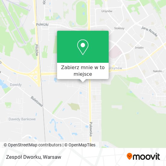 Mapa Zespół Dworku