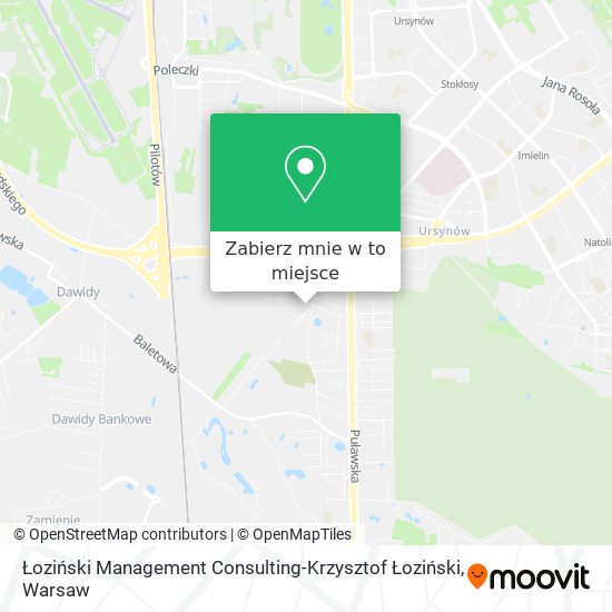 Mapa Łoziński Management Consulting-Krzysztof Łoziński