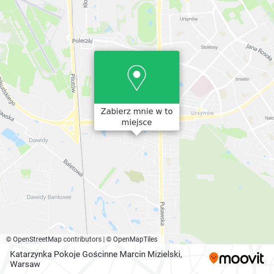 Mapa Katarzynka Pokoje Gościnne Marcin Mizielski