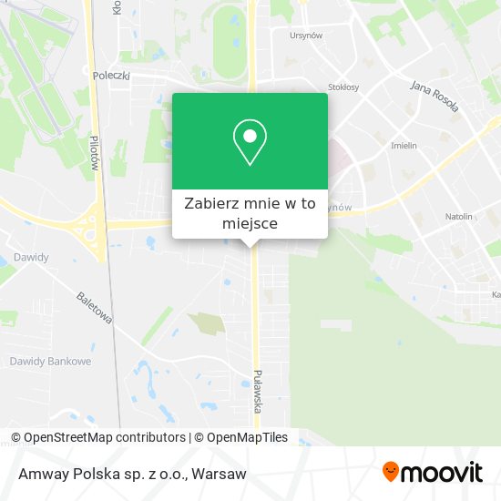 Mapa Amway Polska sp. z o.o.