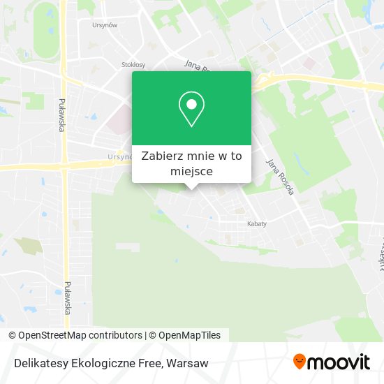 Mapa Delikatesy Ekologiczne Free