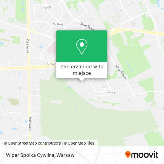 Mapa Wiper Spolka Cywilna