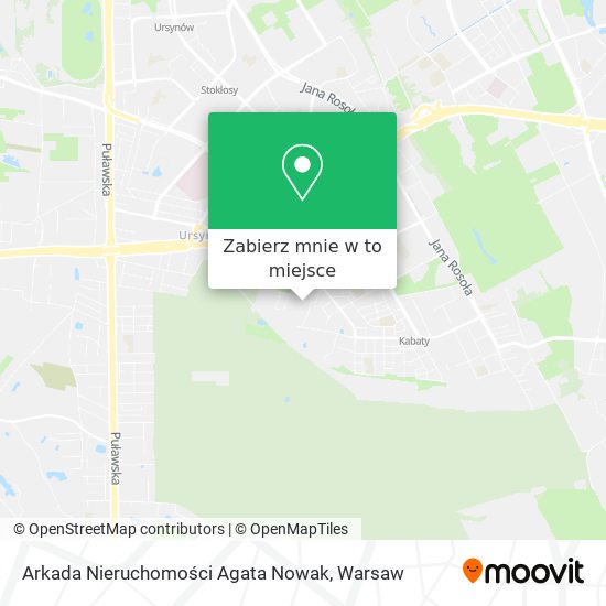 Mapa Arkada Nieruchomości Agata Nowak