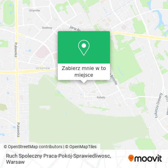 Mapa Ruch Spoleczny Praca-Pokój-Sprawiedliwosc