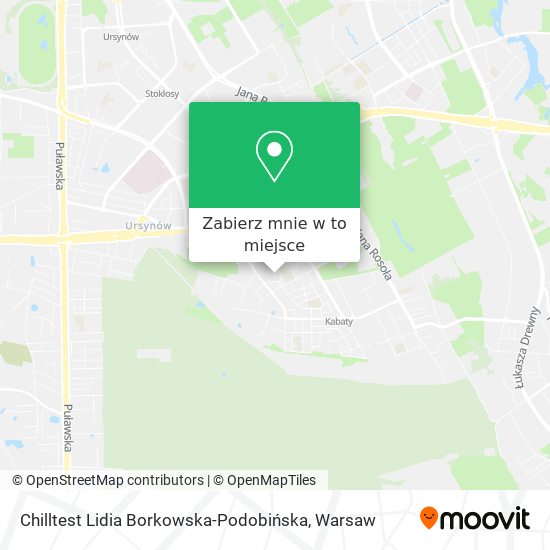 Mapa Chilltest Lidia Borkowska-Podobińska