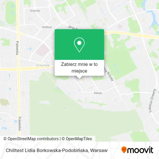Mapa Chilltest Lidia Borkowska-Podobińska